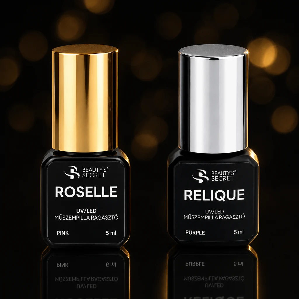 Roselle & Relique UV/LED lash adhesives